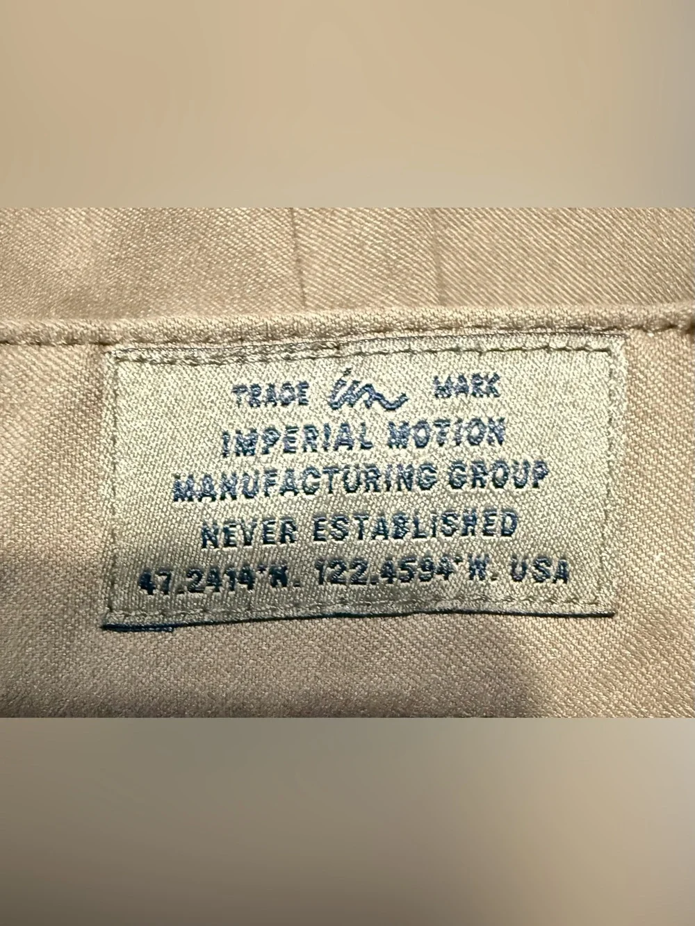 Men's 38x32 Imperial Motion Liberty Chino Slim-Fit Pants